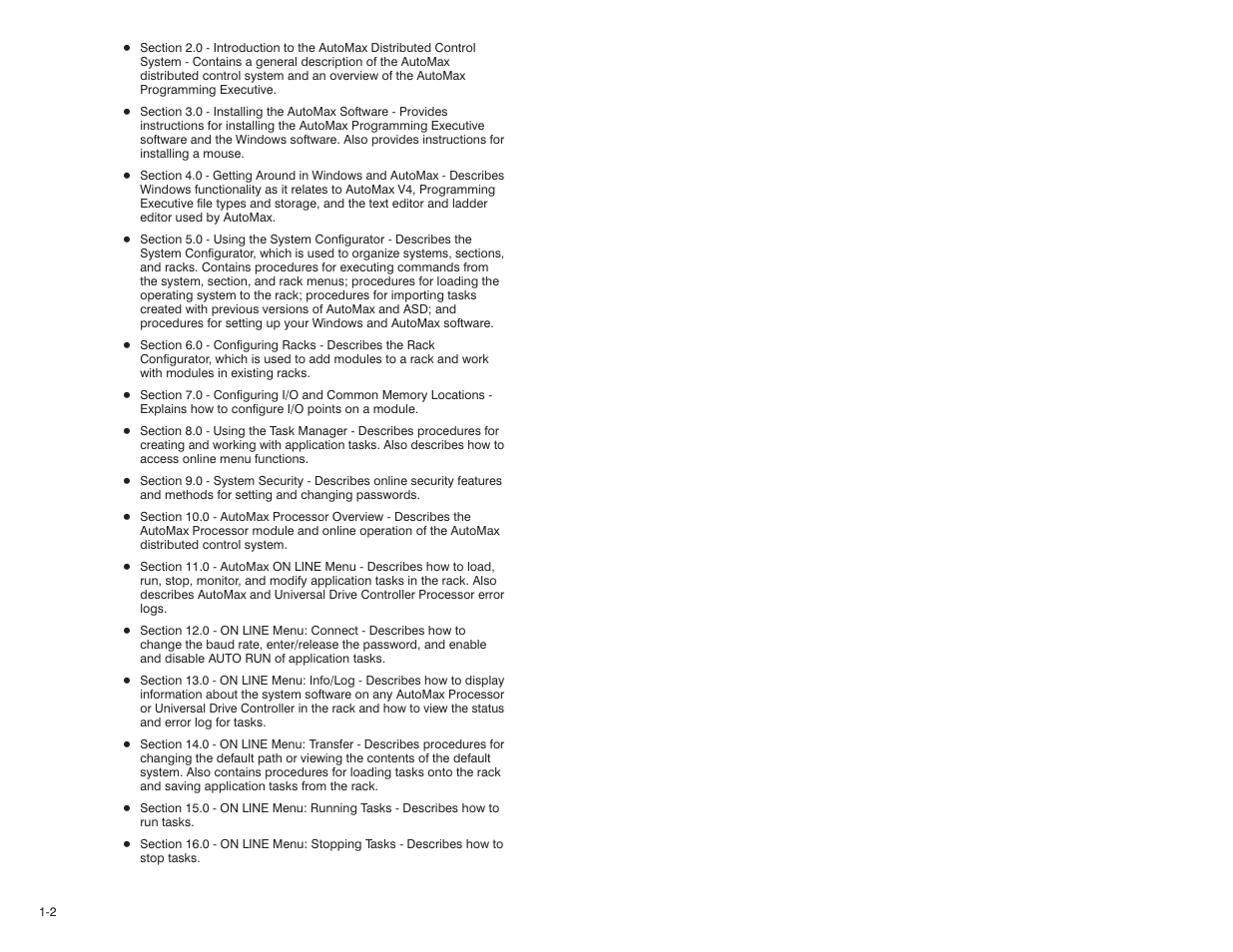 Rockwell Automation 47C626 AutoMax Programming Executive V4.2 User Manual | Page 14 / 278