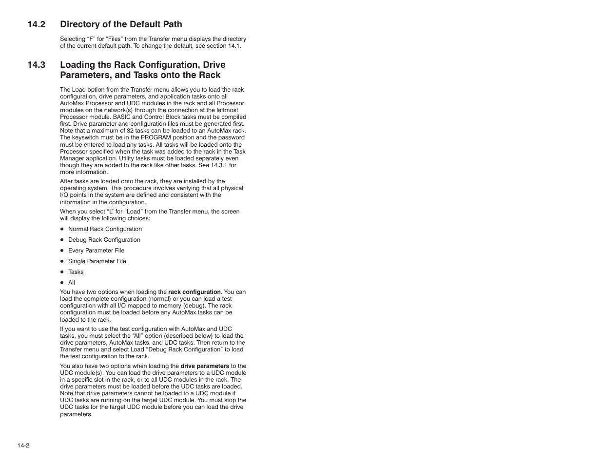 2 directory of the default path | Rockwell Automation 47C626 AutoMax Programming Executive V4.2 User Manual | Page 174 / 278