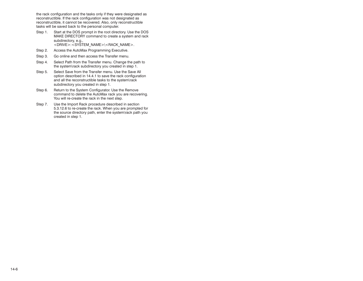 Rockwell Automation 47C626 AutoMax Programming Executive V4.2 User Manual | Page 178 / 278