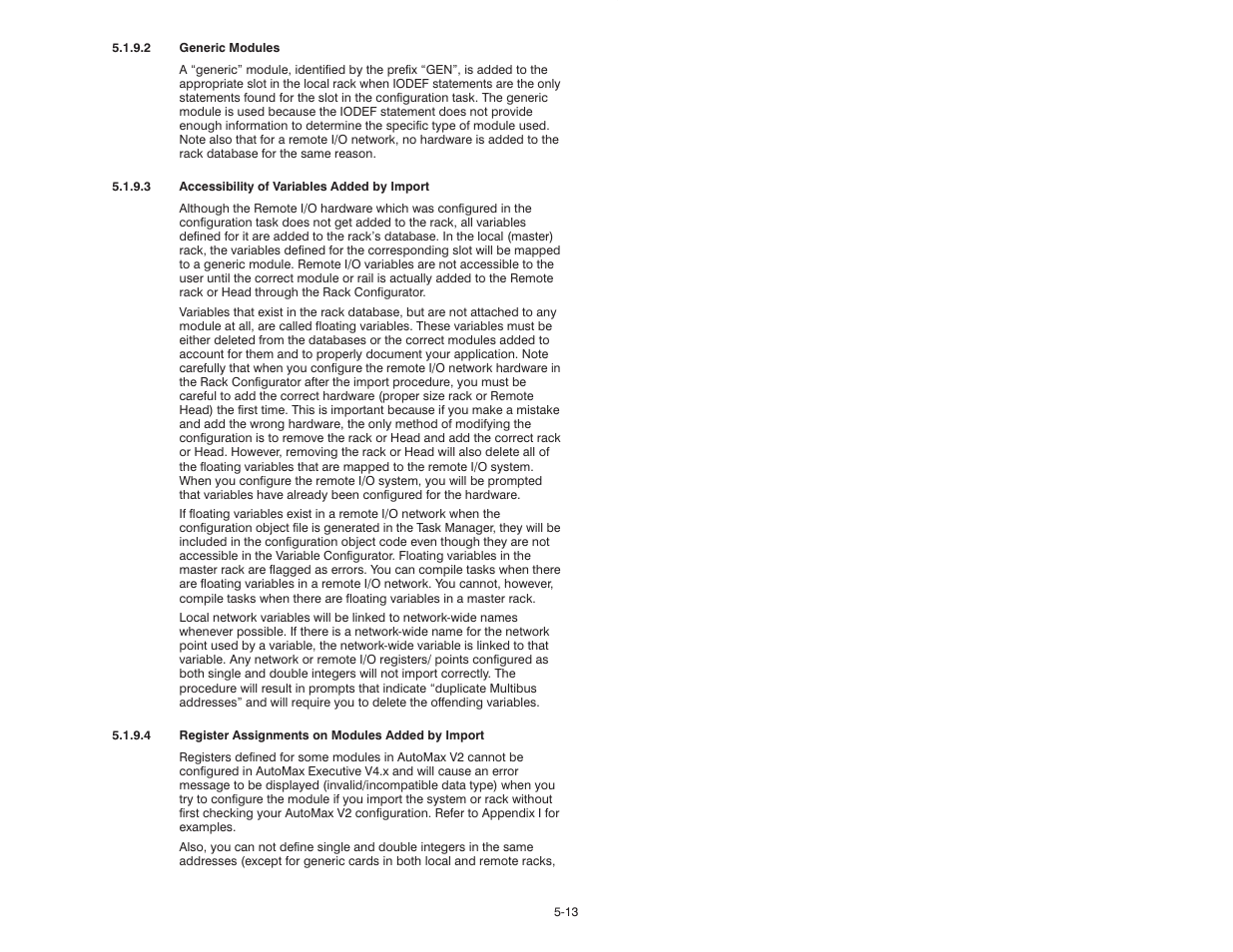 Rockwell Automation 47C626 AutoMax Programming Executive V4.2 User Manual | Page 47 / 278