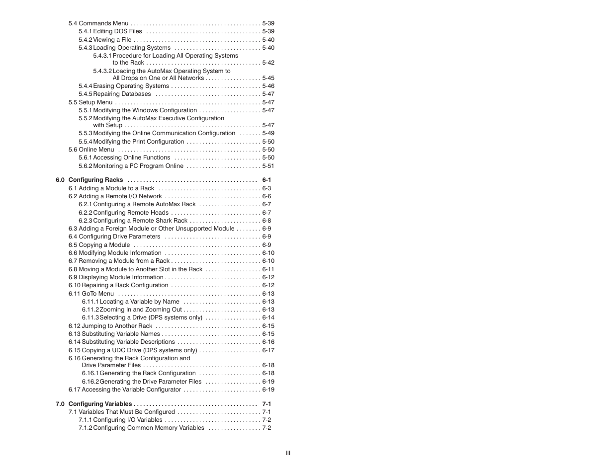 Rockwell Automation 47C626 AutoMax Programming Executive V4.2 User Manual | Page 5 / 278