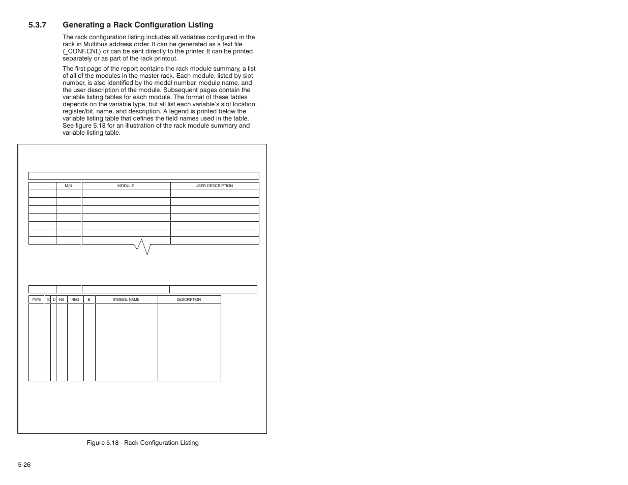 7 generating a rack configuration listing | Rockwell Automation 47C626 AutoMax Programming Executive V4.2 User Manual | Page 60 / 278