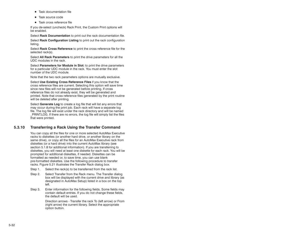 Rockwell Automation 47C626 AutoMax Programming Executive V4.2 User Manual | Page 66 / 278