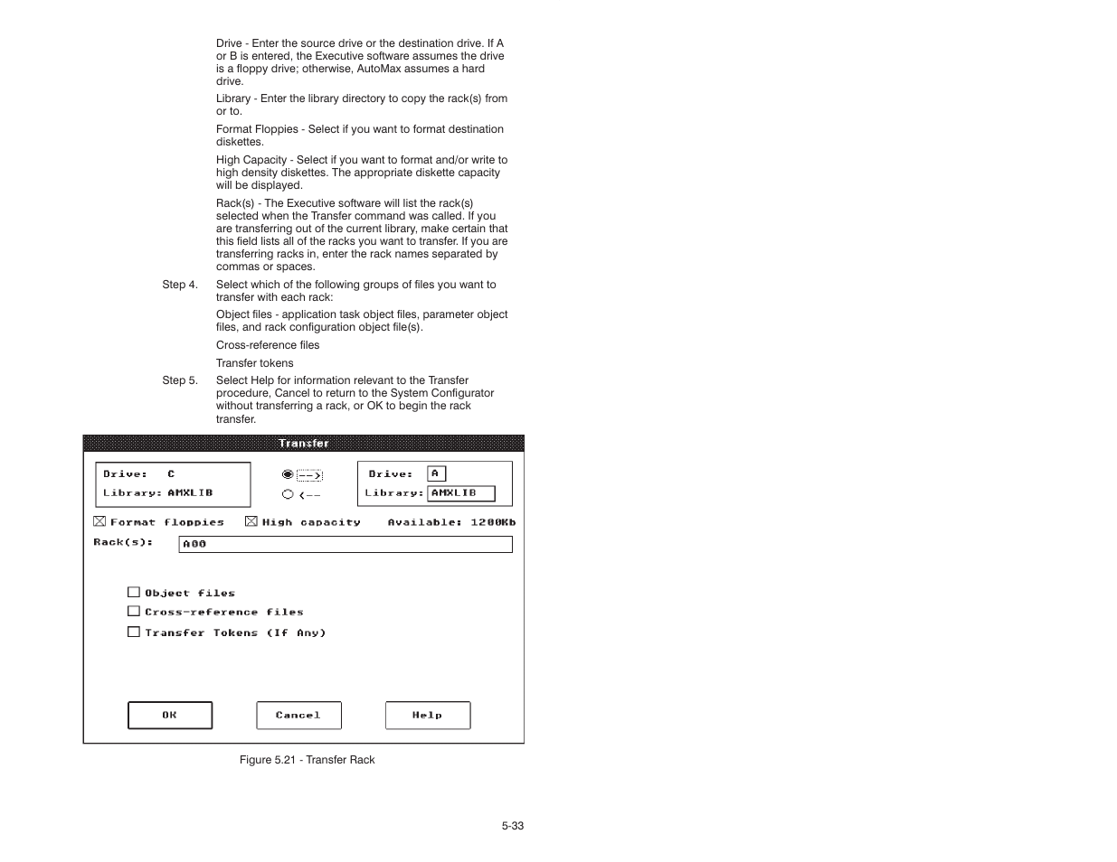 Rockwell Automation 47C626 AutoMax Programming Executive V4.2 User Manual | Page 67 / 278