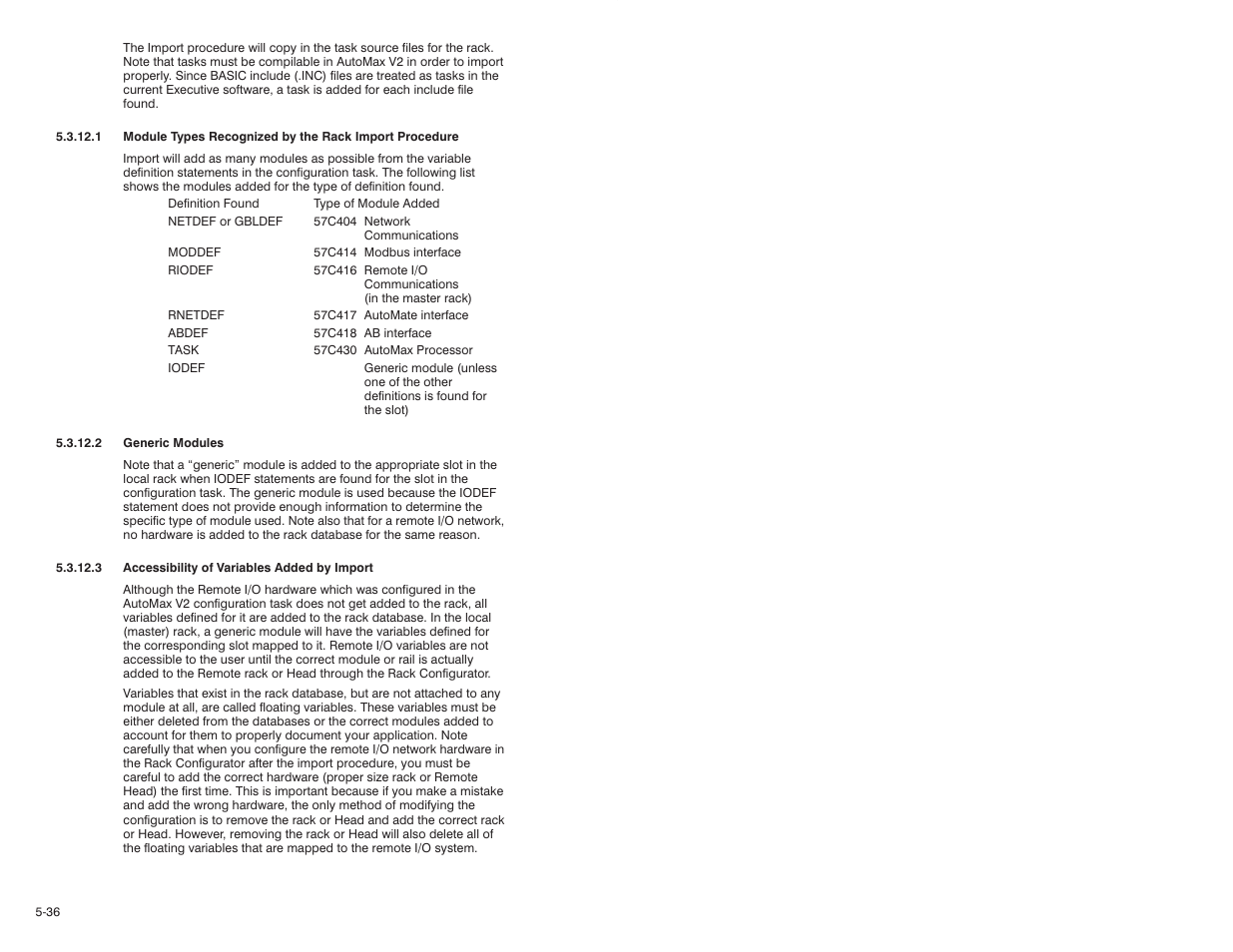 Rockwell Automation 47C626 AutoMax Programming Executive V4.2 User Manual | Page 70 / 278
