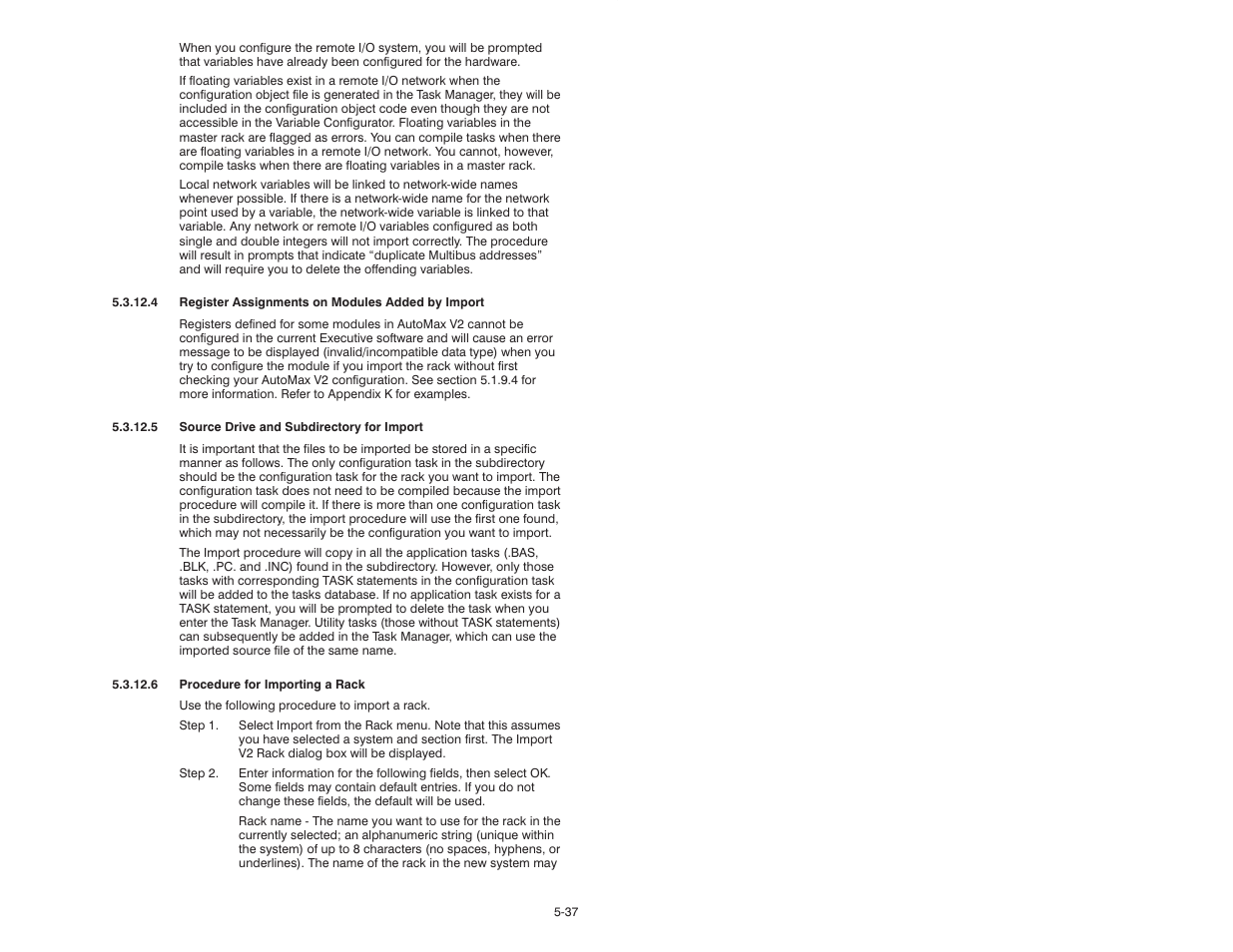 Rockwell Automation 47C626 AutoMax Programming Executive V4.2 User Manual | Page 71 / 278
