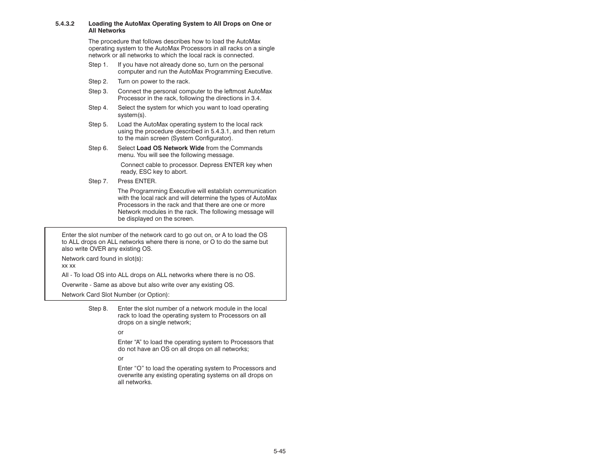 Rockwell Automation 47C626 AutoMax Programming Executive V4.2 User Manual | Page 79 / 278