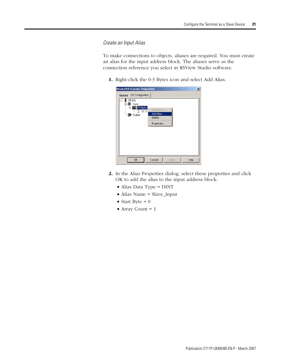 Rockwell Automation DeviceNet Communications for PanelView Plus and PanelView Plus CE User Manual | Page 21 / 76