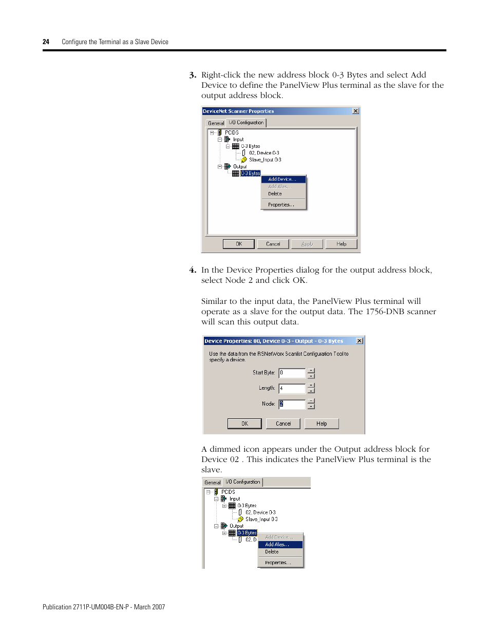 Rockwell Automation DeviceNet Communications for PanelView Plus and PanelView Plus CE User Manual | Page 24 / 76
