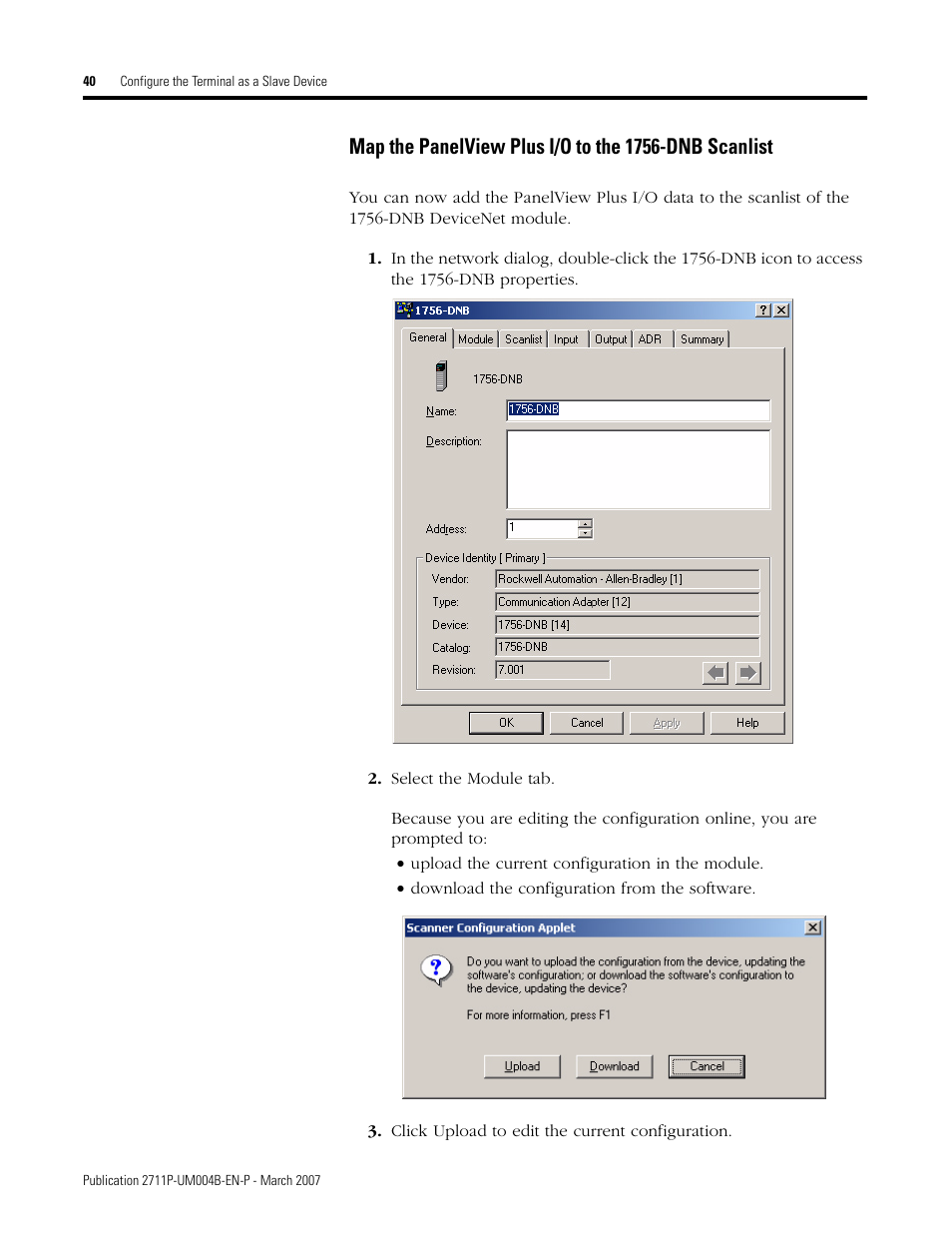 Rockwell Automation DeviceNet Communications for PanelView Plus and PanelView Plus CE User Manual | Page 40 / 76