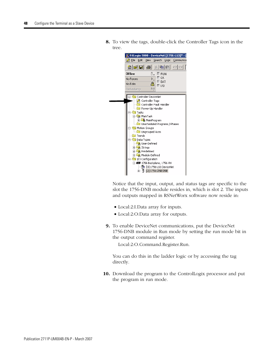 Rockwell Automation DeviceNet Communications for PanelView Plus and PanelView Plus CE User Manual | Page 48 / 76
