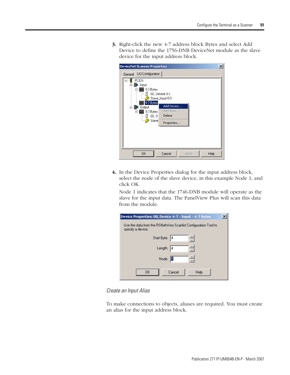 Rockwell Automation DeviceNet Communications for PanelView Plus and PanelView Plus CE User Manual | Page 51 / 76