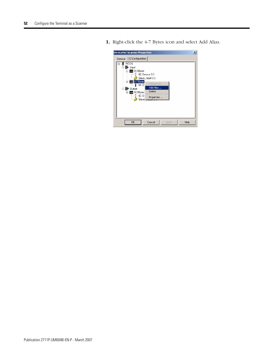 Rockwell Automation DeviceNet Communications for PanelView Plus and PanelView Plus CE User Manual | Page 52 / 76
