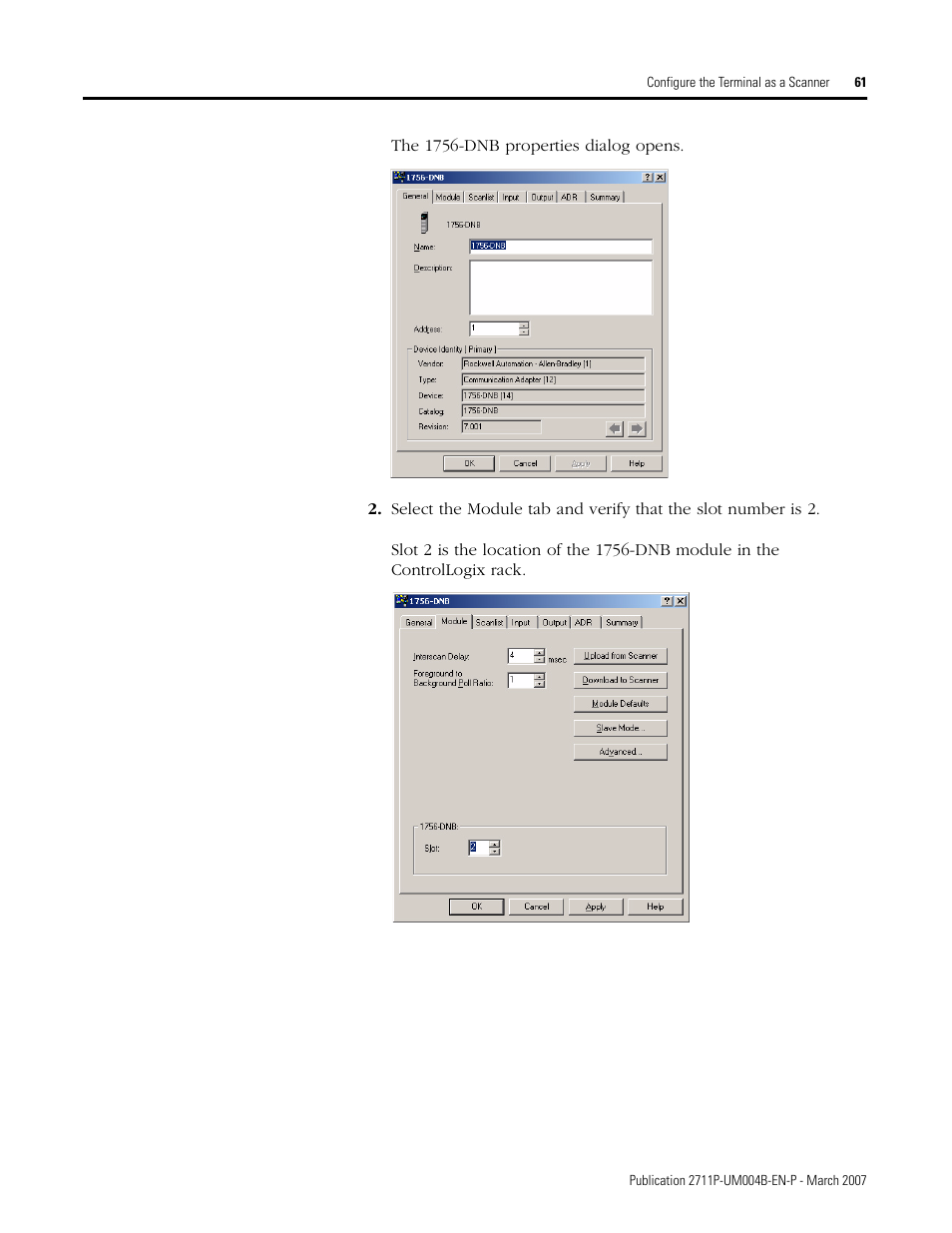 Rockwell Automation DeviceNet Communications for PanelView Plus and PanelView Plus CE User Manual | Page 61 / 76