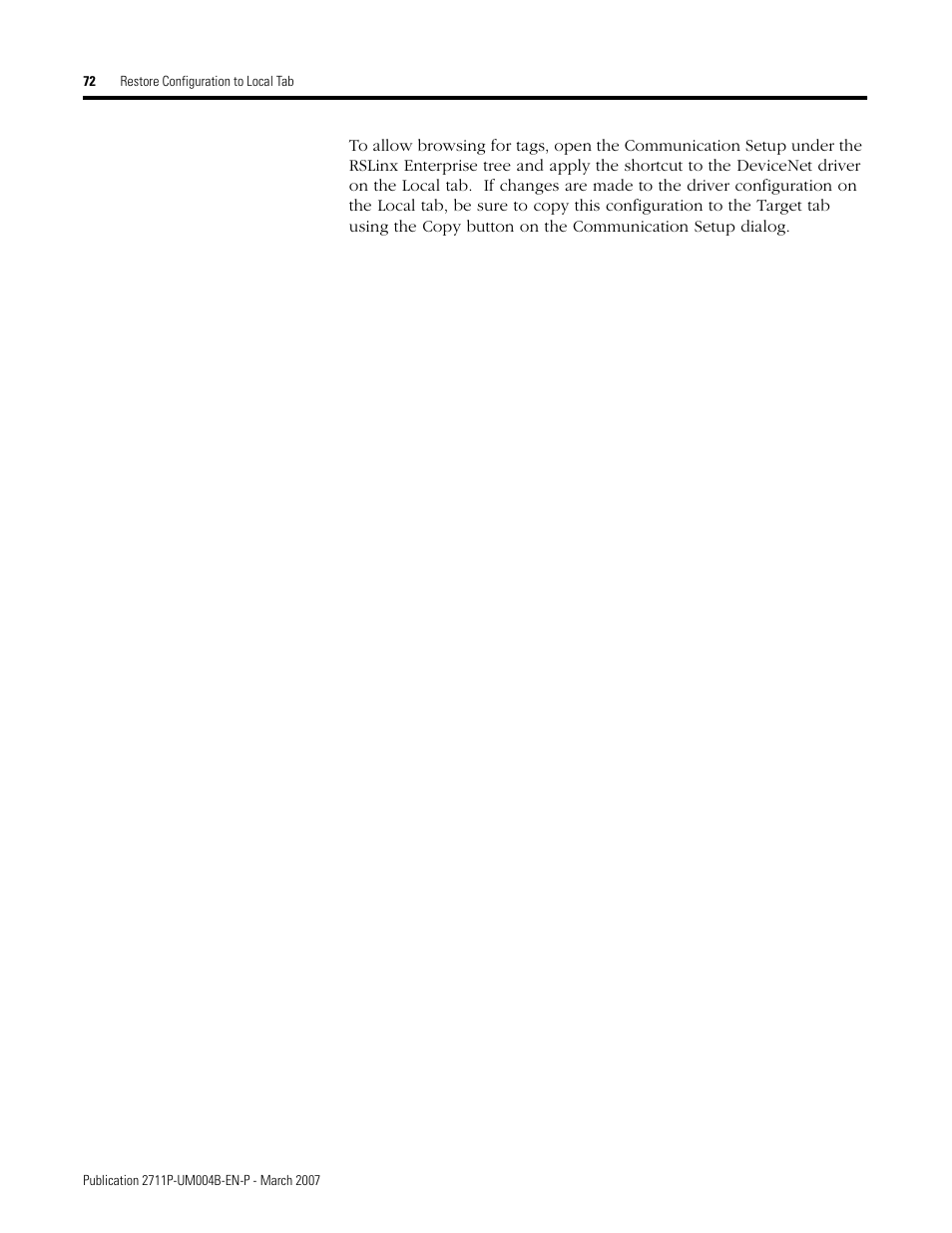 Rockwell Automation DeviceNet Communications for PanelView Plus and PanelView Plus CE User Manual | Page 72 / 76