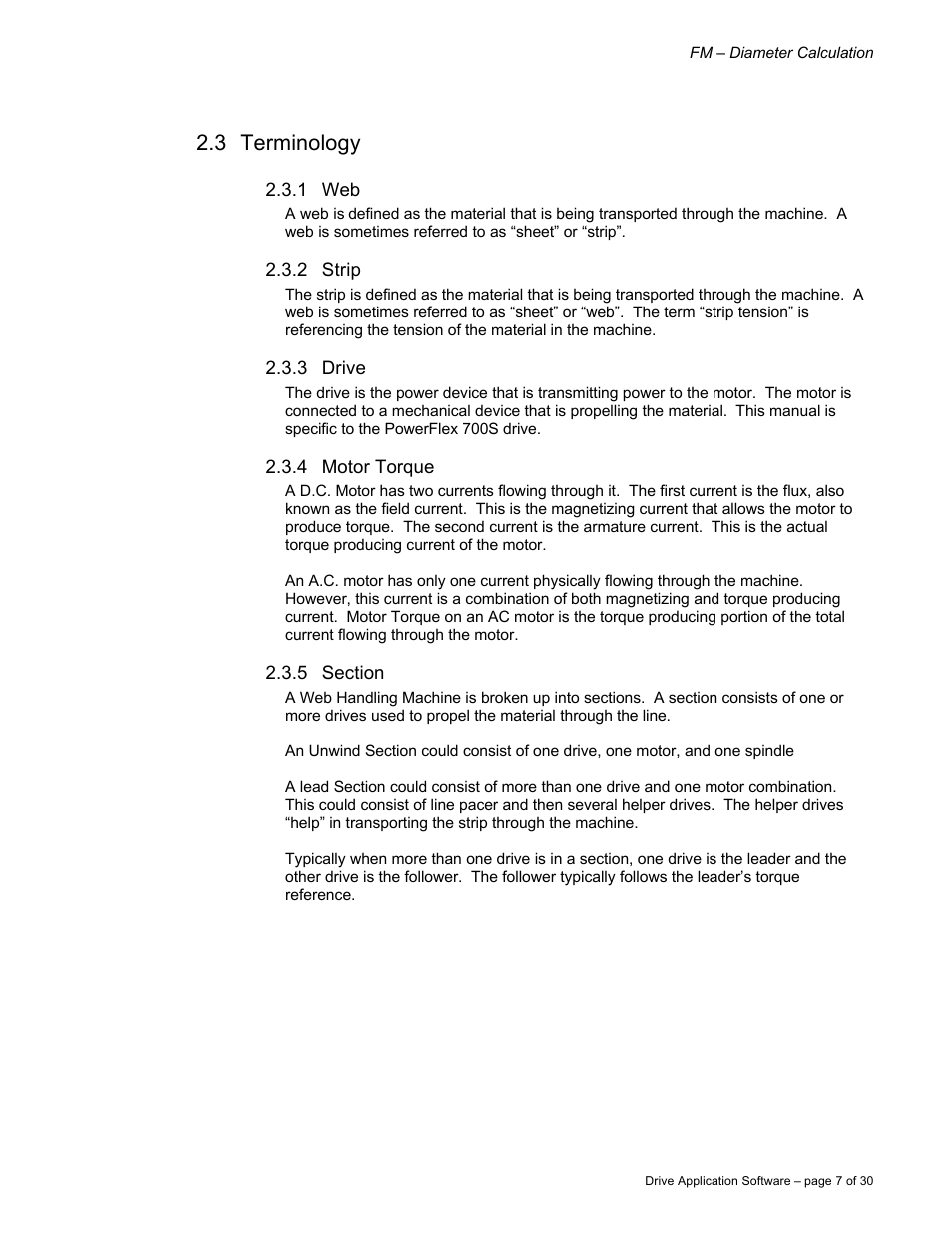 3 terminology | Rockwell Automation 9329 Drive Application Software User Manual | Page 7 / 30