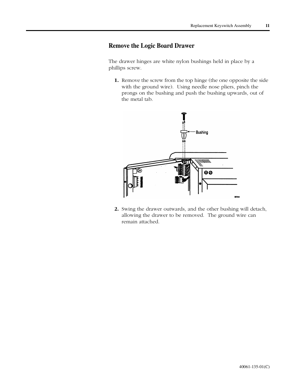 Rockwell Automation 2711E-NKSW1 Replacement Keyswitch Assembly User Manual | Page 11 / 24