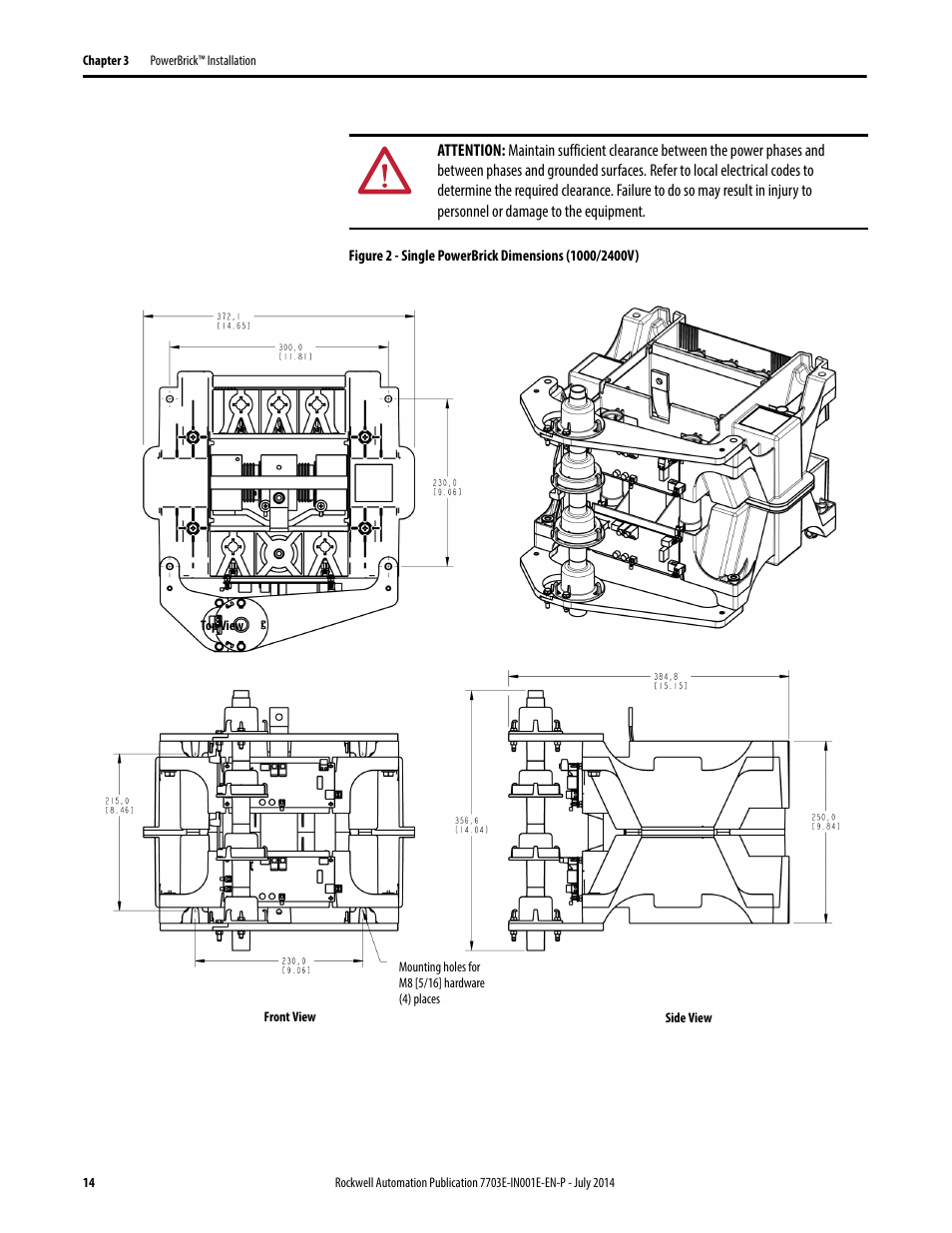 Figure 2 | Rockwell Automation 7703E Medium Voltage SMC OEM Components - 10-15 kV User Manual | Page 14 / 58