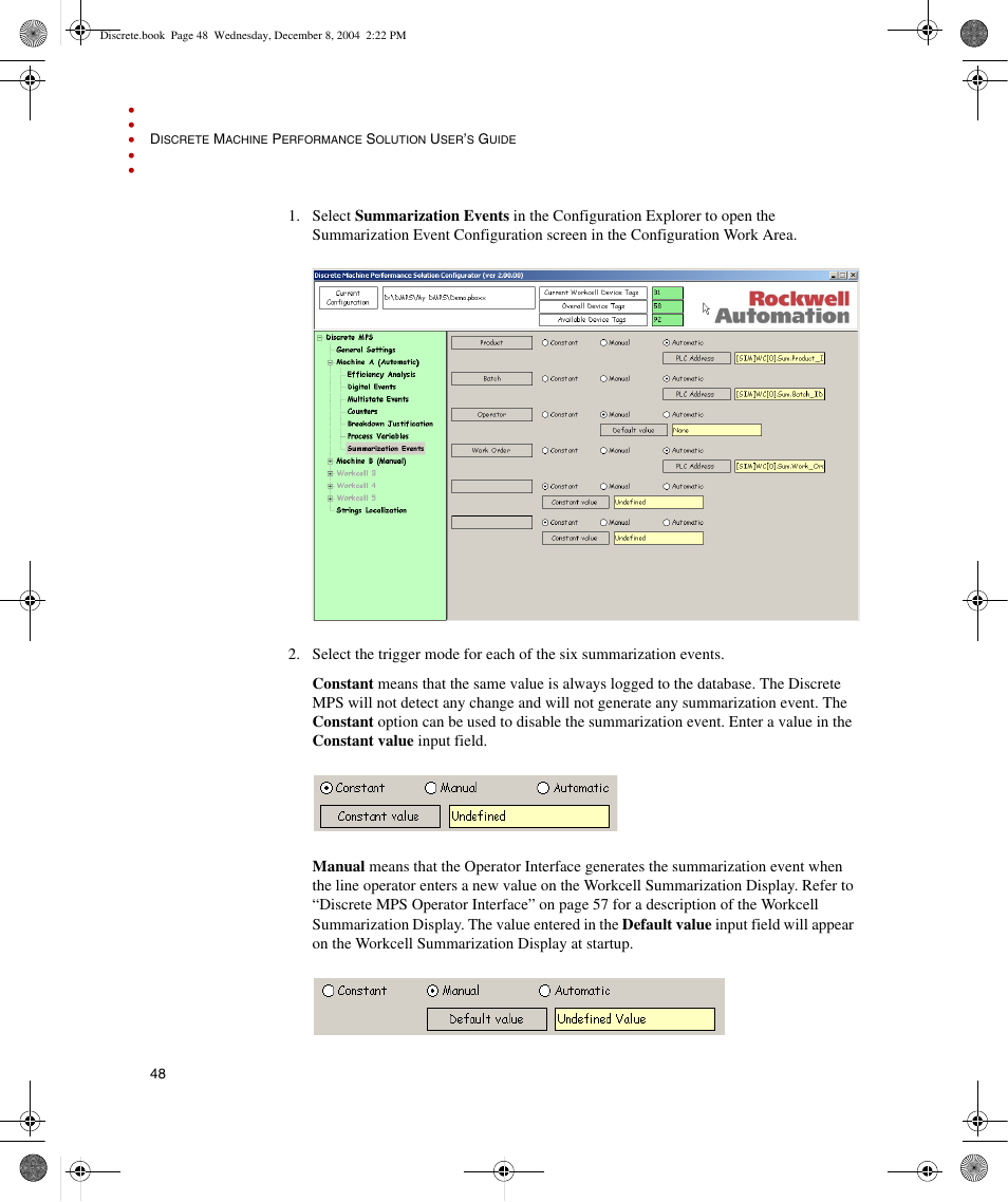 Rockwell Automation Discrete Machine Performance Solution User Manual | Page 54 / 106