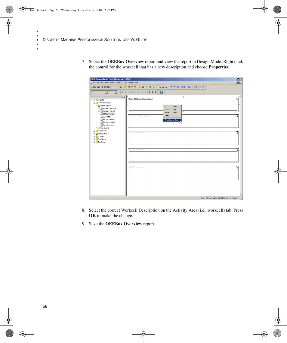 Rockwell Automation Discrete Machine Performance Solution User Manual | Page 62 / 106