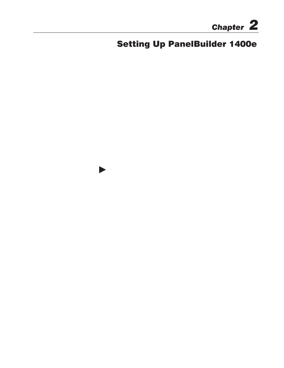 2 - setting up panelbuilder 1400e, Requirements for running panelbuilder, Setting up panelbuilder 1400e | Chapter | Rockwell Automation 2711E-ND1 PanelBuilder 1400E Configurator Software Getting Started User Manual | Page 22 / 114