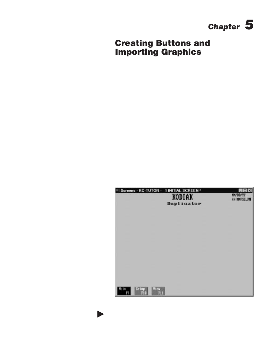 5 - creating buttons and importing graphics, Creating buttons and importing graphics | Rockwell Automation 2711E-ND1 PanelBuilder 1400E Configurator Software Getting Started User Manual | Page 74 / 114