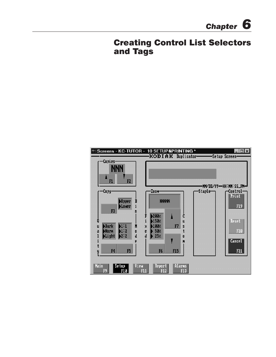 6 - creating control list selectors and tags, Creating control list selectors and tags | Rockwell Automation 2711E-ND1 PanelBuilder 1400E Configurator Software Getting Started User Manual | Page 85 / 114
