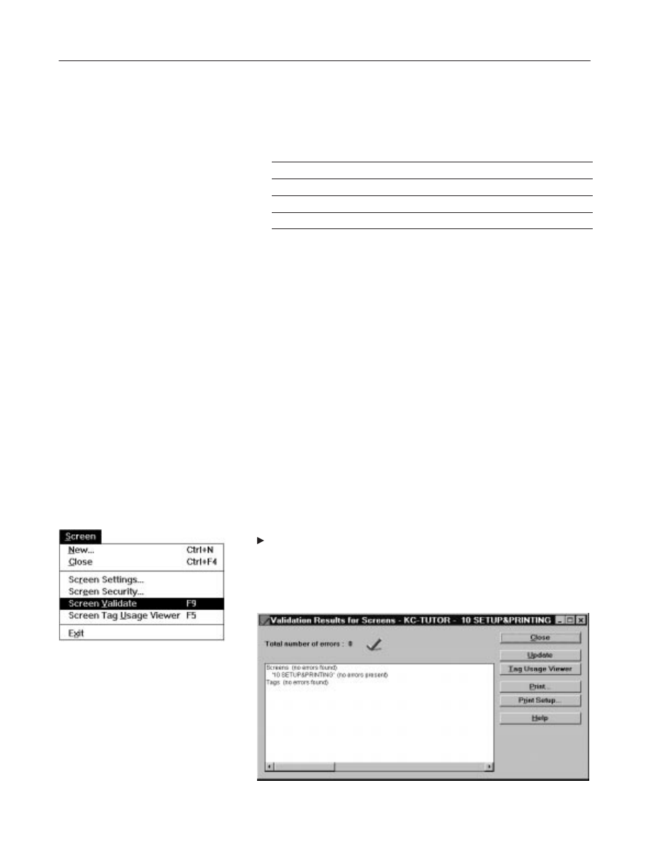 Validating the screen | Rockwell Automation 2711E-ND1 PanelBuilder 1400E Configurator Software Getting Started User Manual | Page 92 / 114