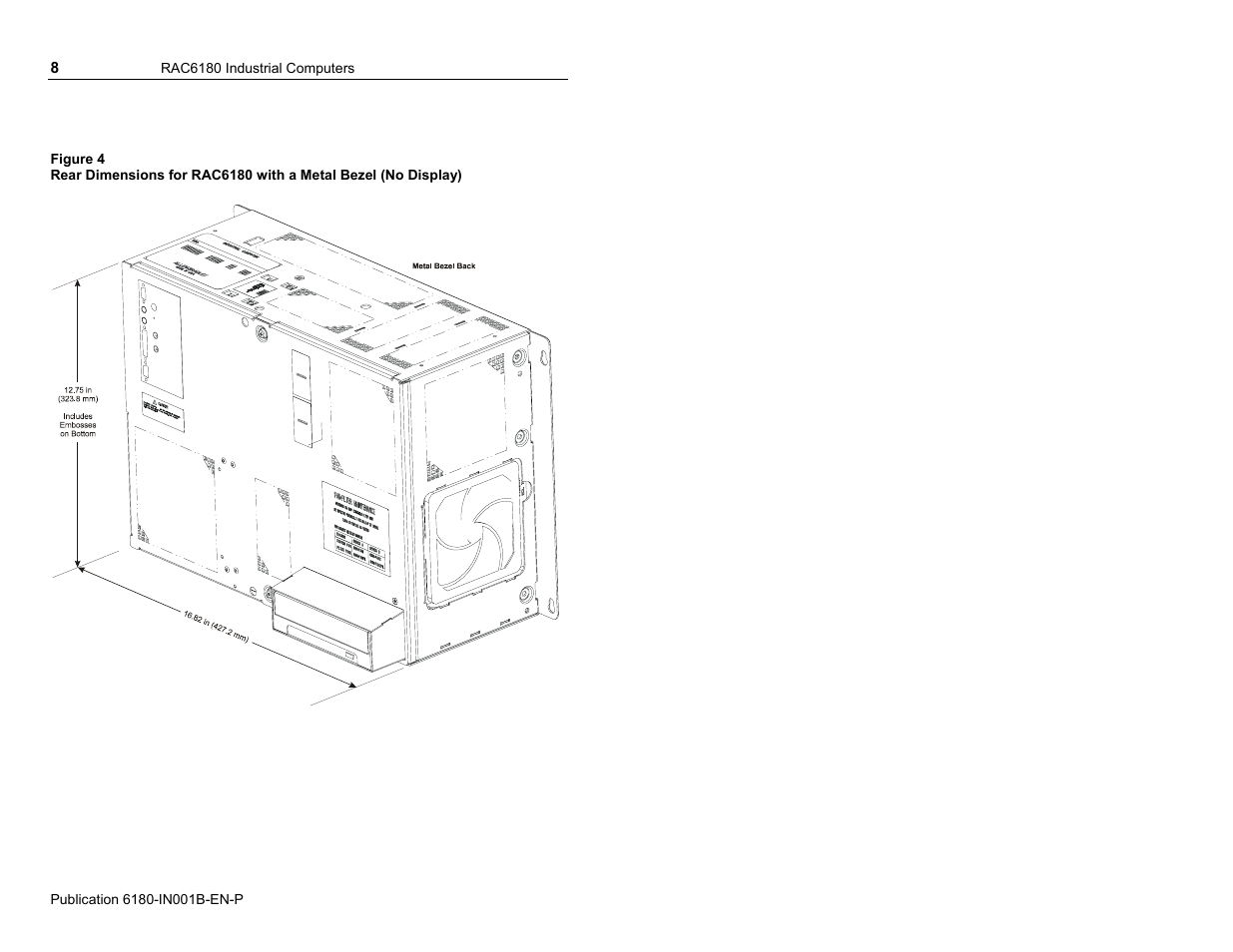 Rockwell Automation 6180 RAC6180 Industrial Computers Installation Instructions User Manual | Page 8 / 32