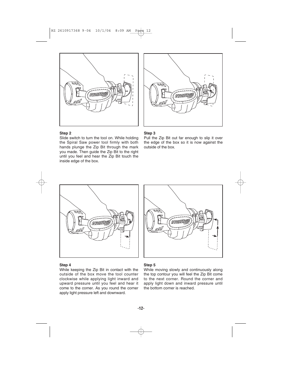 Bosch RZ25 User Manual | Page 12 / 44