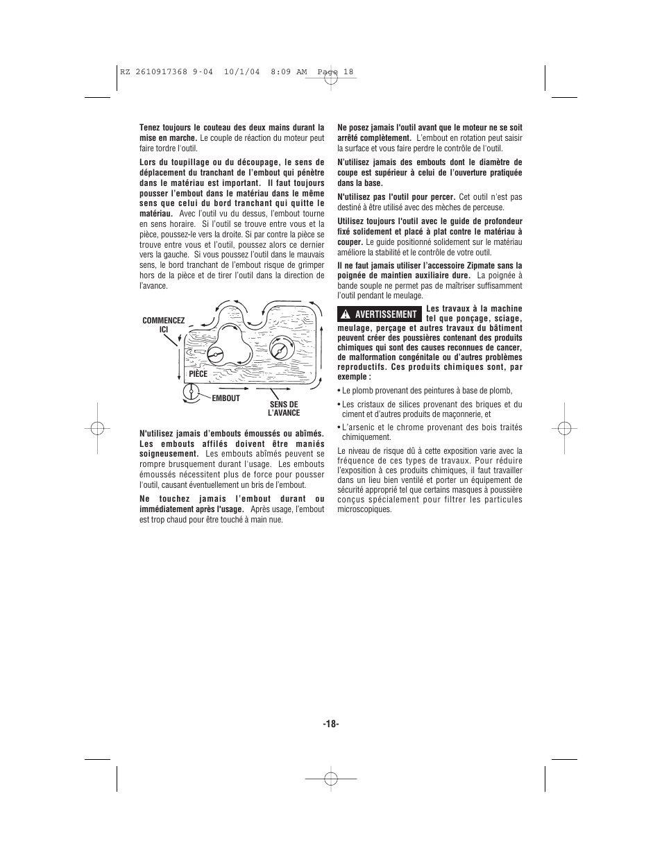 Bosch RZ25 User Manual | Page 18 / 44