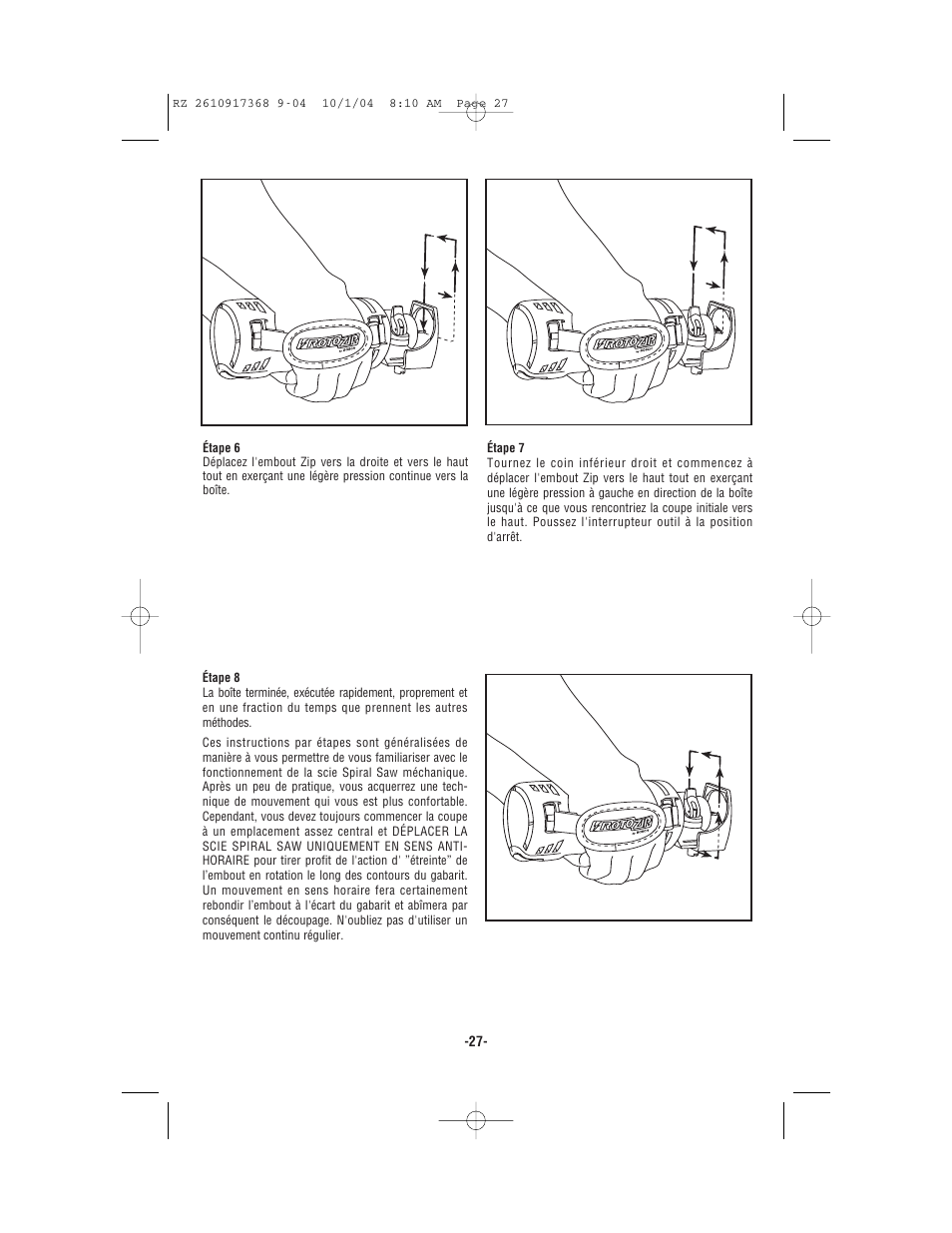 Bosch RZ25 User Manual | Page 27 / 44