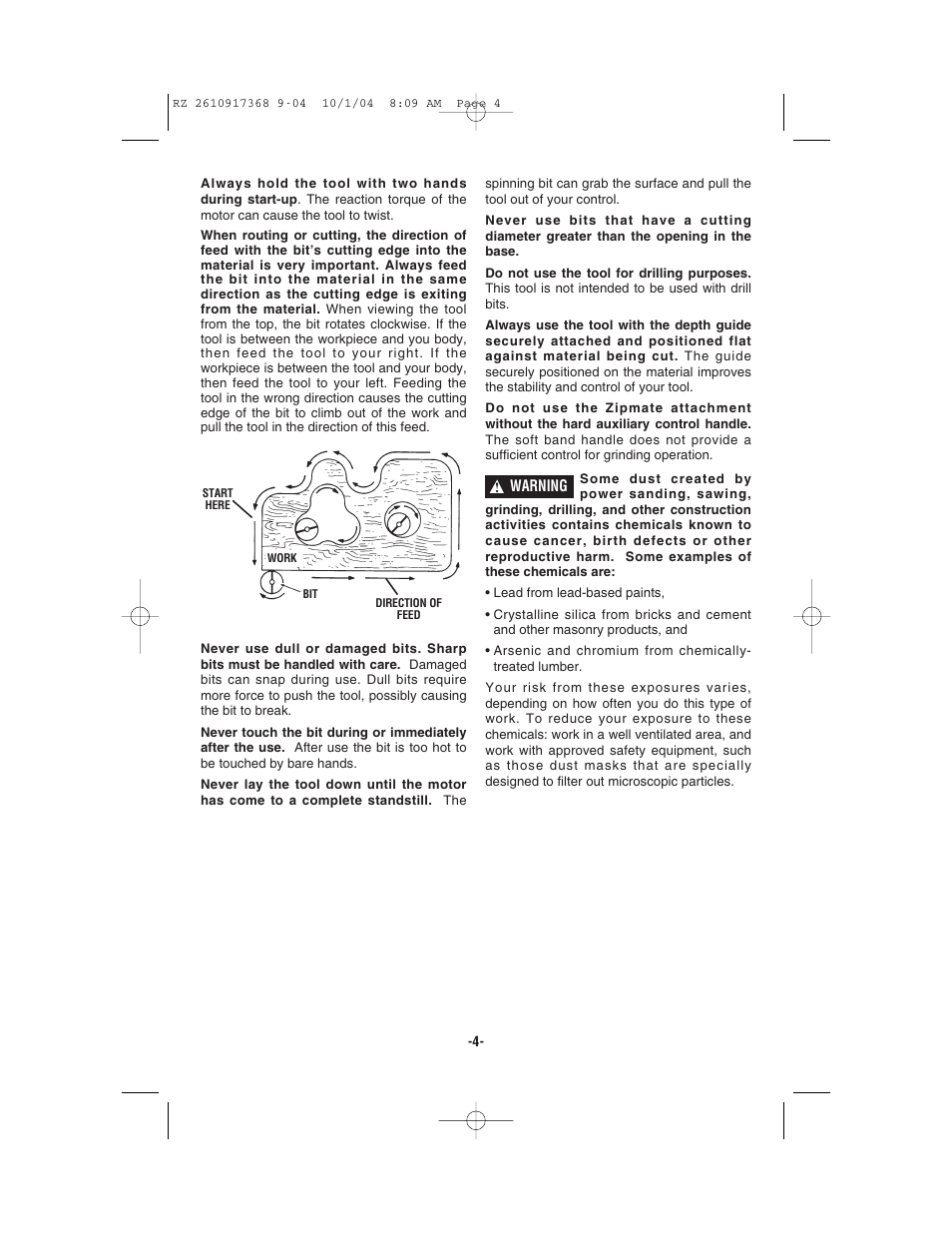 Bosch RZ25 User Manual | Page 4 / 44