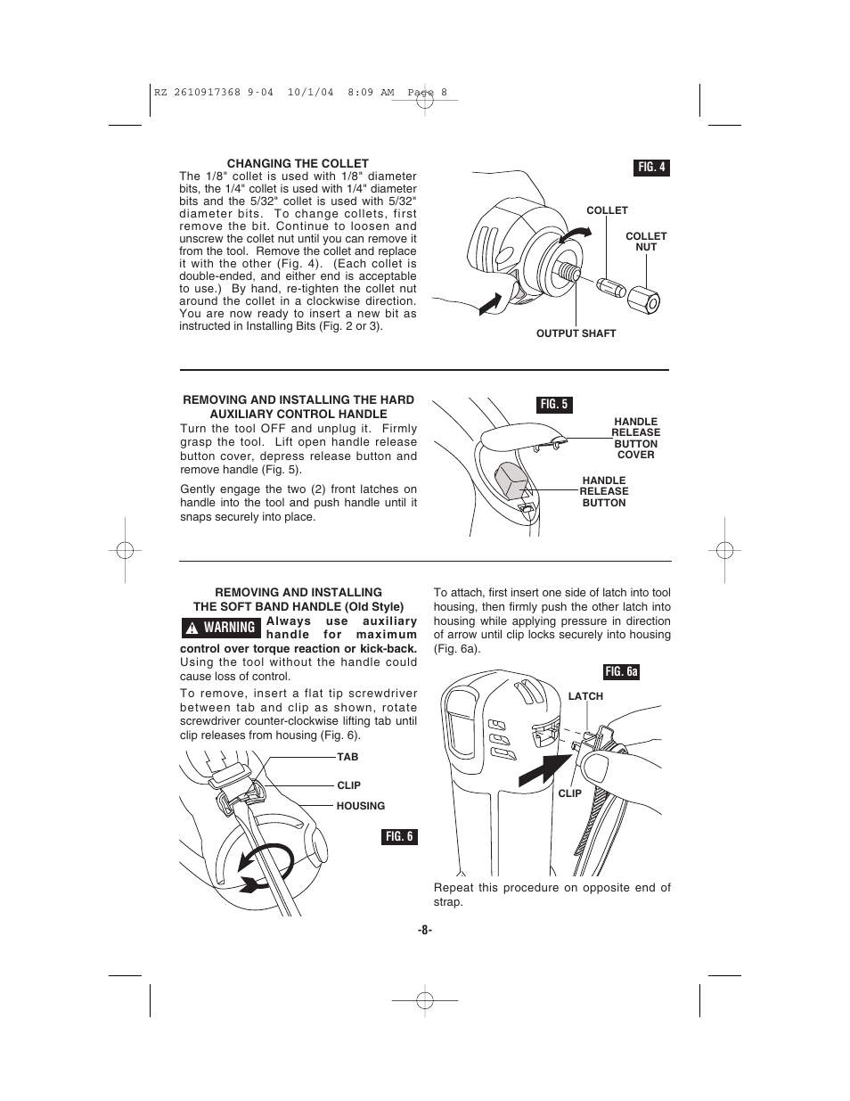 Bosch RZ25 User Manual | Page 8 / 44