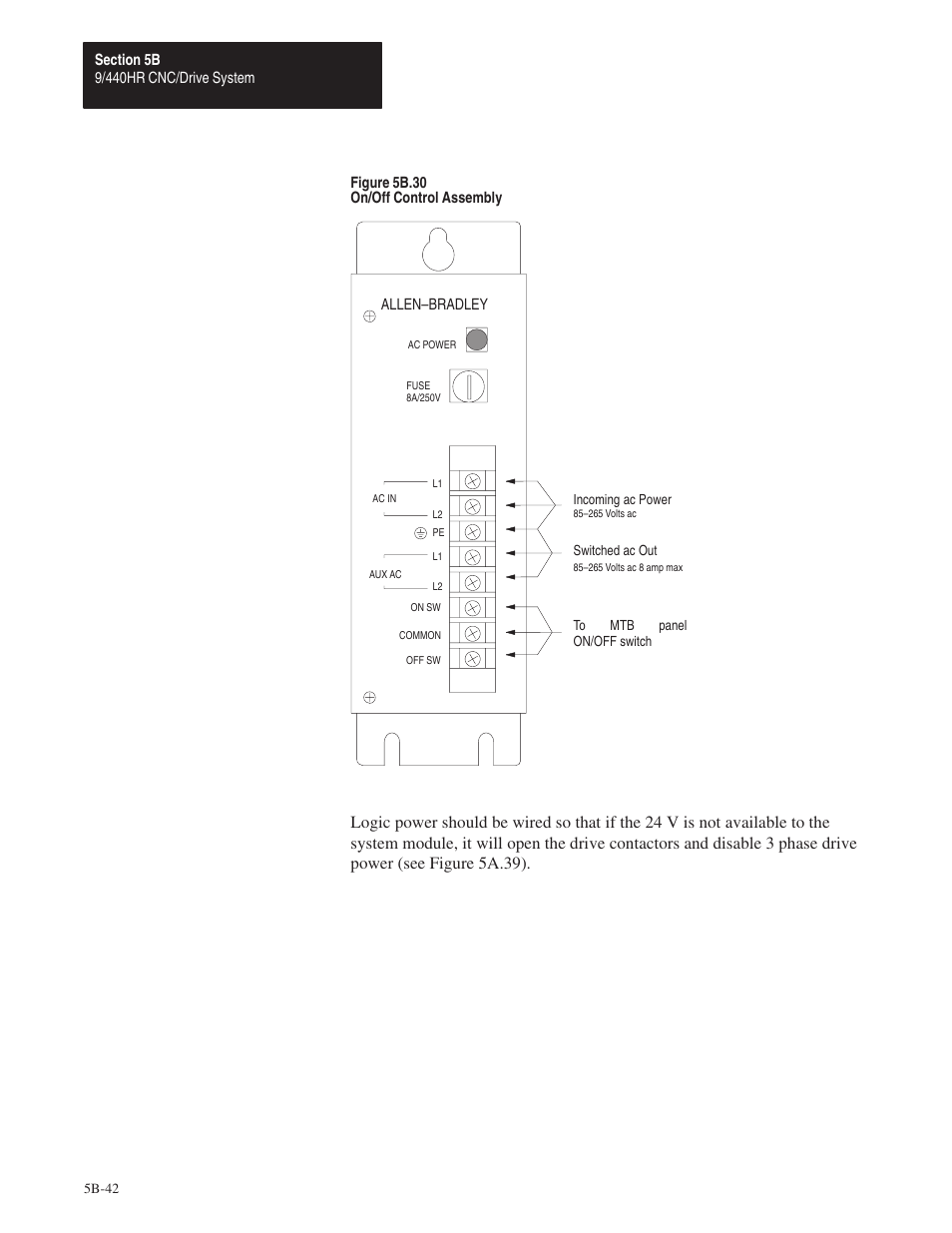 Rockwell Automation 8520 9/Series Hardware TAB 5 User Manual | Page 116 / 150