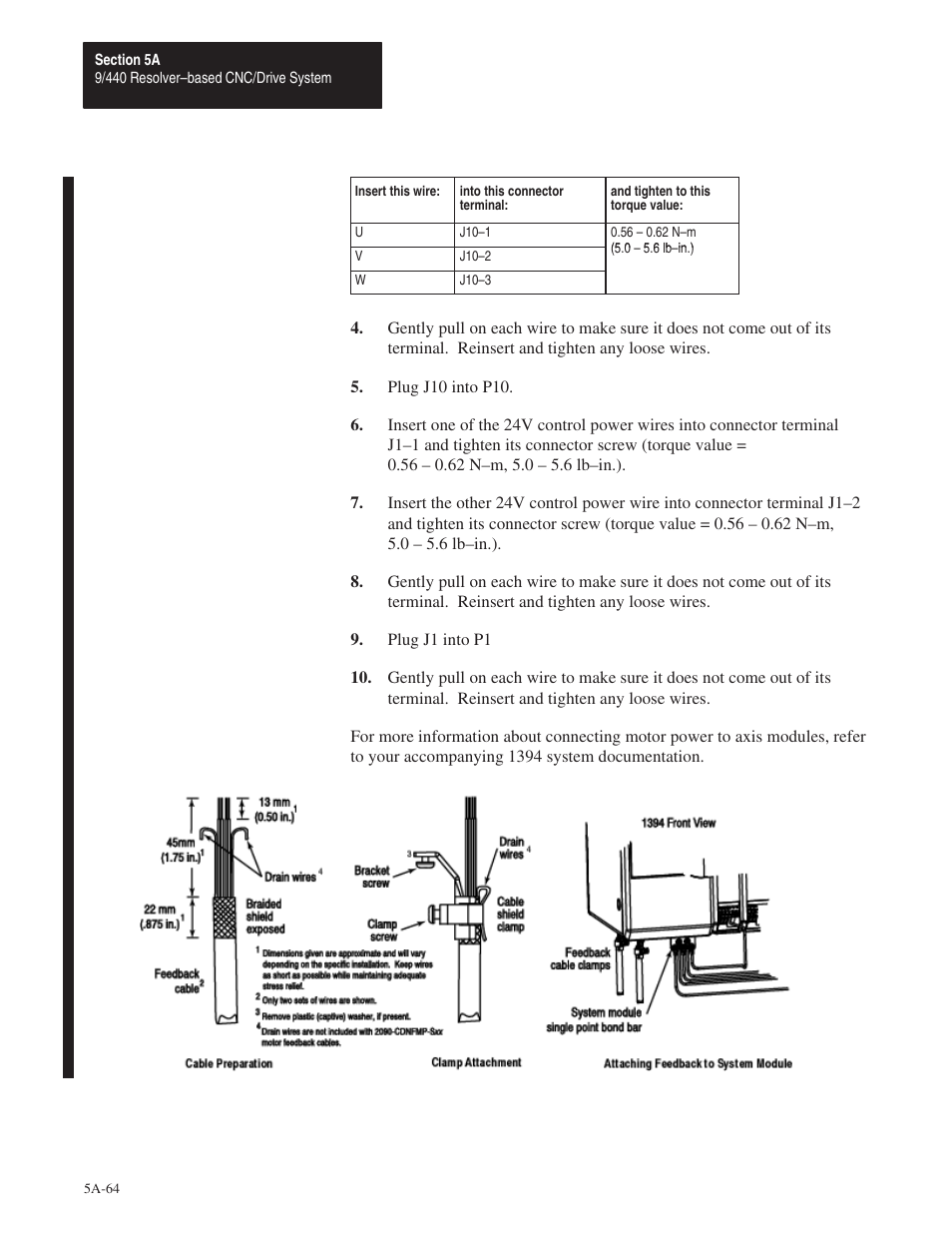 Rockwell Automation 8520 9/Series Hardware TAB 5 User Manual | Page 66 / 150