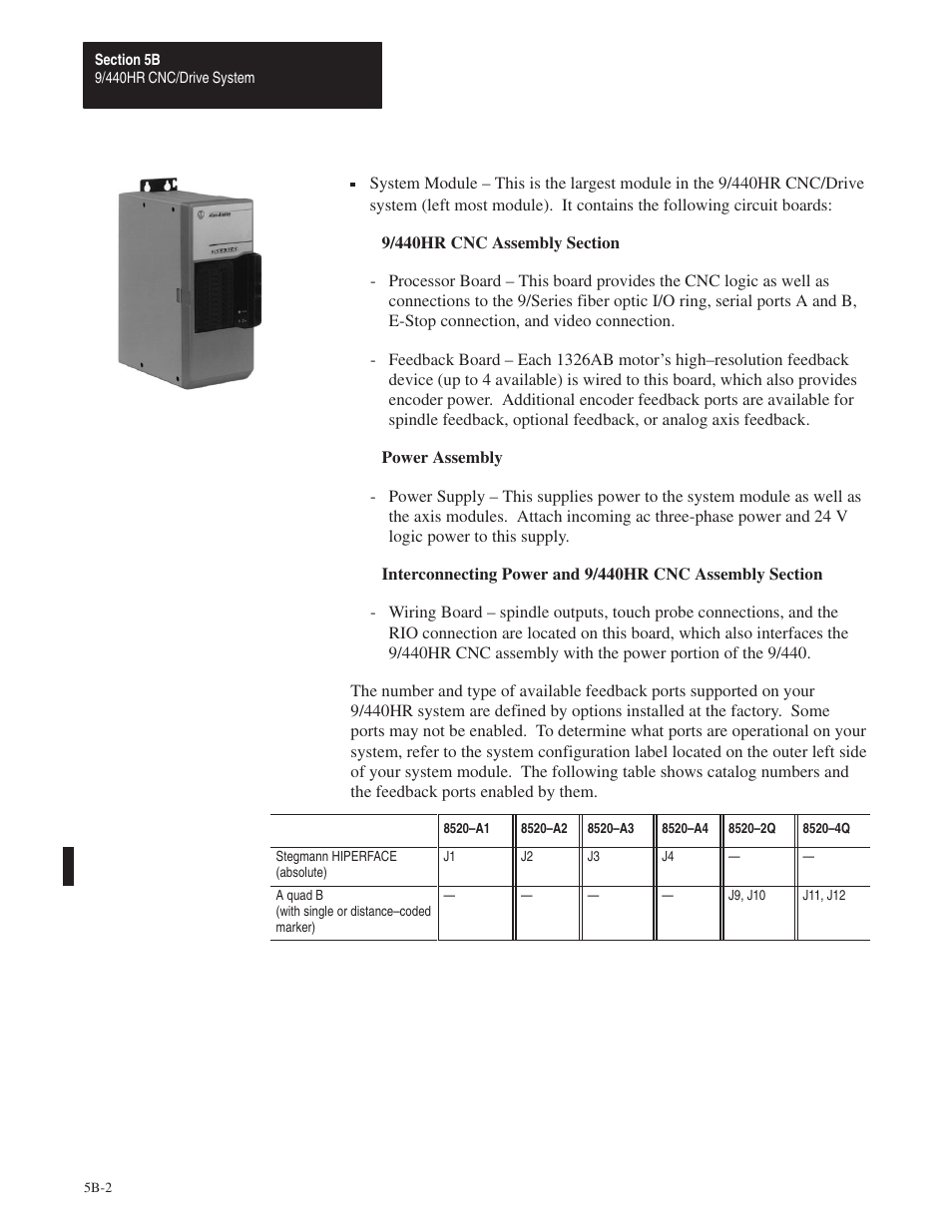 Rockwell Automation 8520 9/Series Hardware TAB 5 User Manual | Page 76 / 150