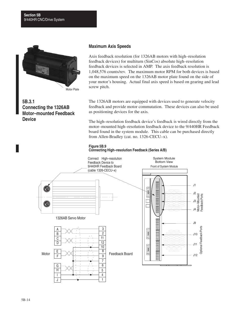 5b.3.1, Maximum axis speeds | Rockwell Automation 8520 9/Series Hardware TAB 5 User Manual | Page 88 / 150