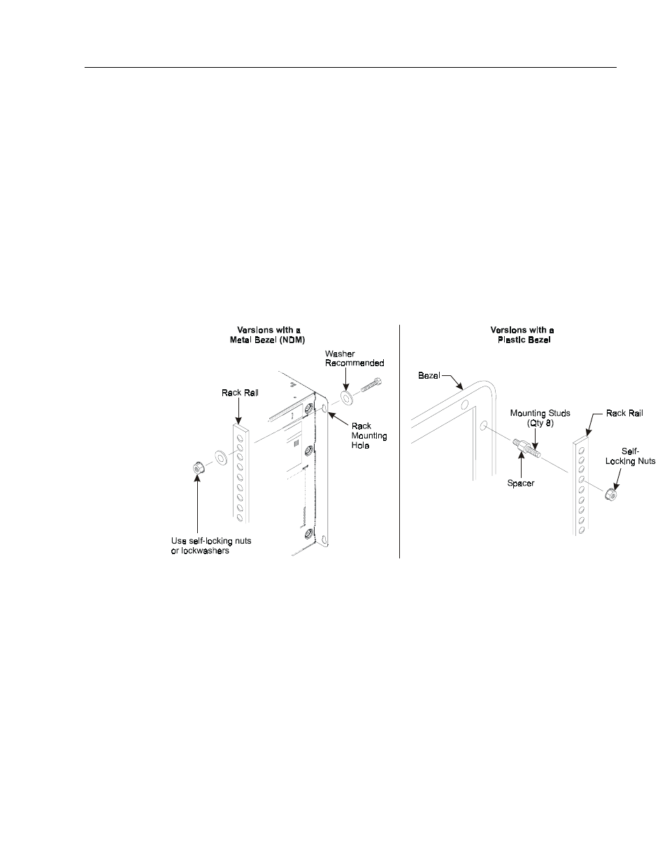 Rack mounting procedures, Connecting a mouse & keypad (side panel) | Rockwell Automation 6180 Industrial Computers User Manual | Page 51 / 190