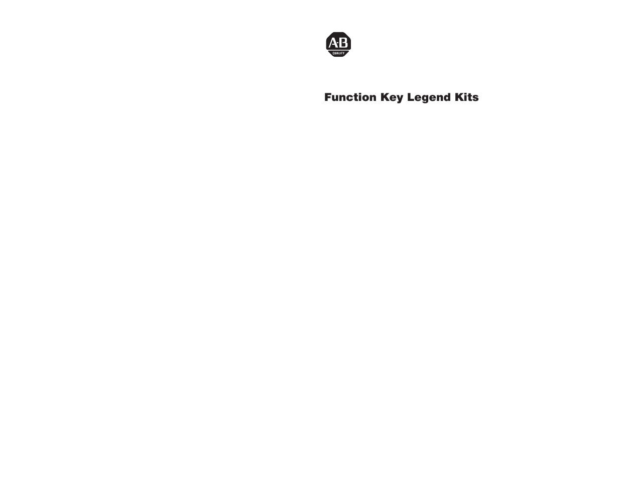 English | Rockwell Automation 2711-NF2A, -NF2C, -NF4, -NF6 Function Key Legend Kits User Manual | Page 2 / 12