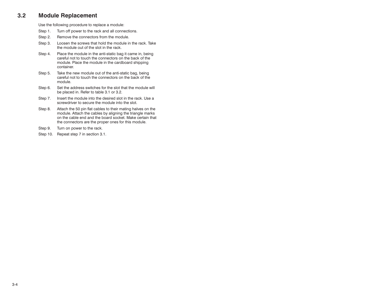 2 module replacement | Rockwell Automation 61C613 16 Channel Analog Input Module User Manual | Page 16 / 52