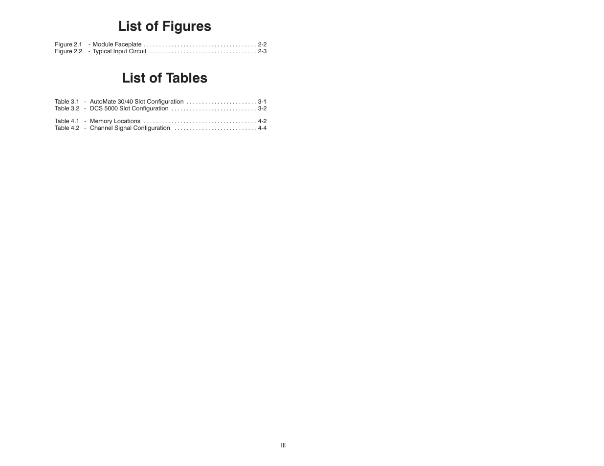 List of figures and tables, List of figures, List of tables | Rockwell Automation 61C613 16 Channel Analog Input Module User Manual | Page 5 / 52