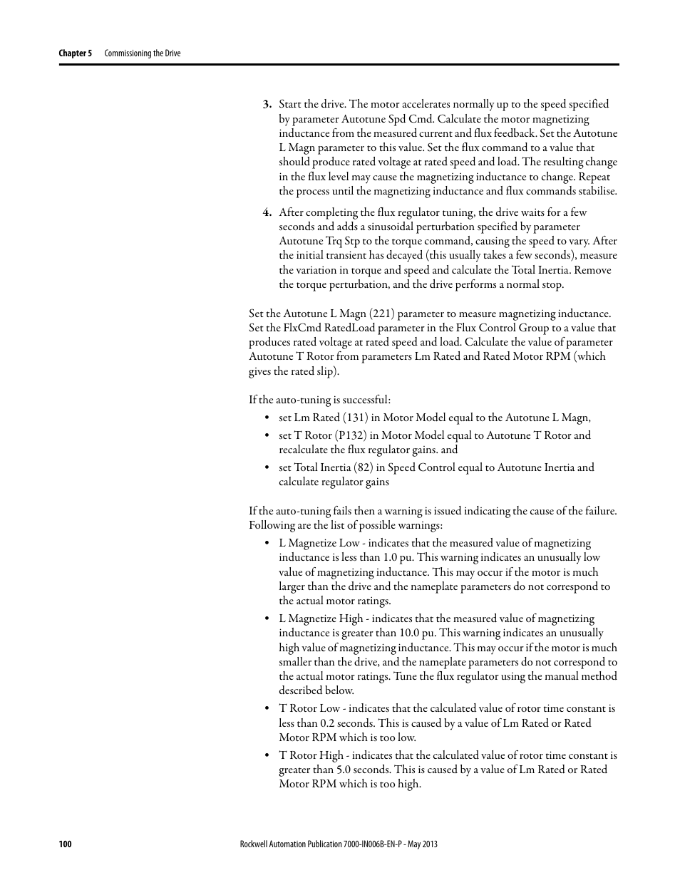 Rockwell Automation 7000 PowerFlex Medium Voltage (B Frame) Commissioning - ForGe (PanelView 550) User Manual | Page 104 / 148