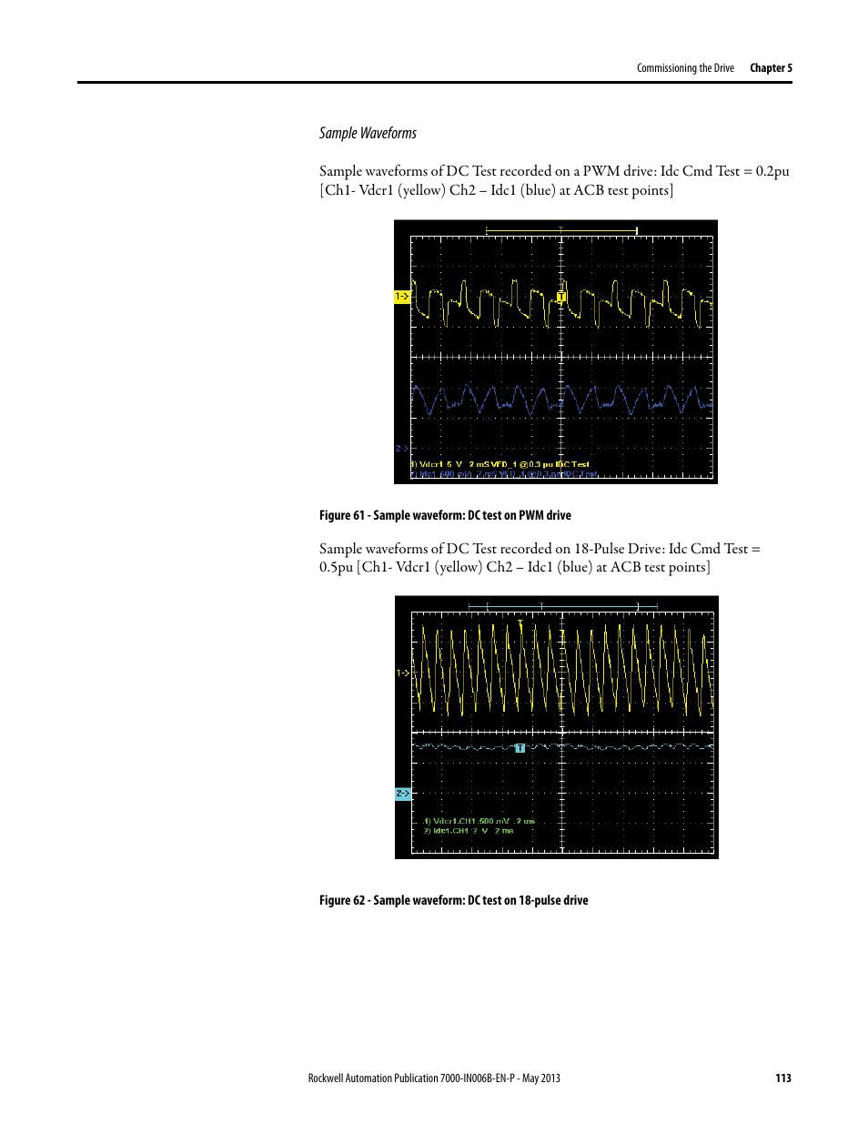 Rockwell Automation 7000 PowerFlex Medium Voltage (B Frame) Commissioning - ForGe (PanelView 550) User Manual | Page 117 / 148