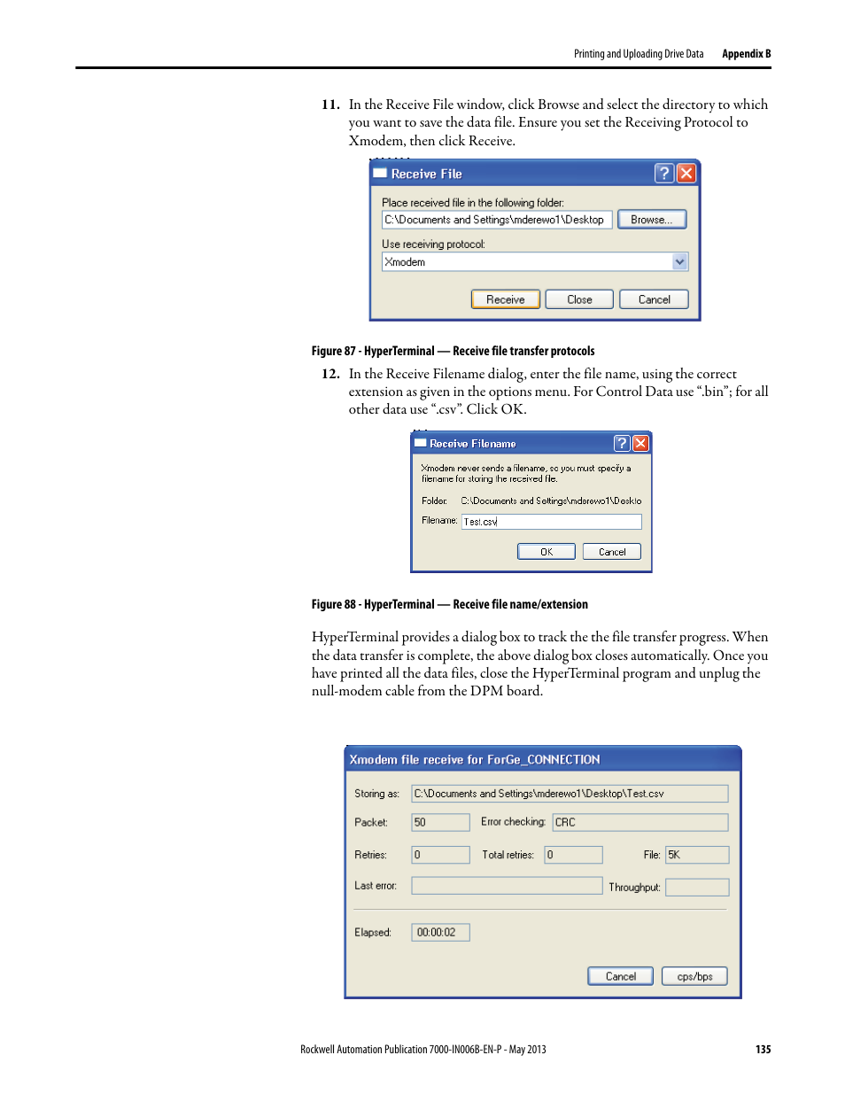 Rockwell Automation 7000 PowerFlex Medium Voltage (B Frame) Commissioning - ForGe (PanelView 550) User Manual | Page 139 / 148