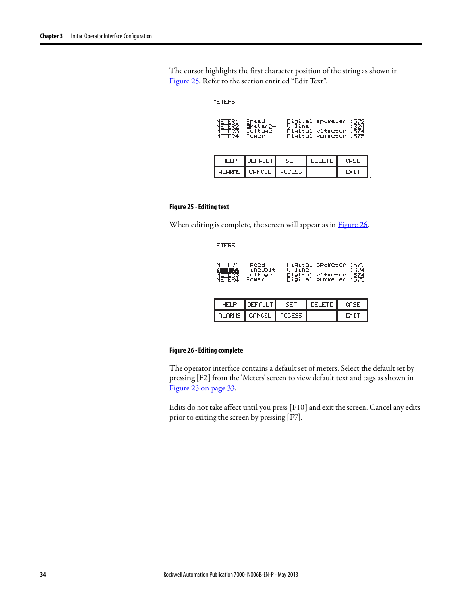Rockwell Automation 7000 PowerFlex Medium Voltage (B Frame) Commissioning - ForGe (PanelView 550) User Manual | Page 38 / 148