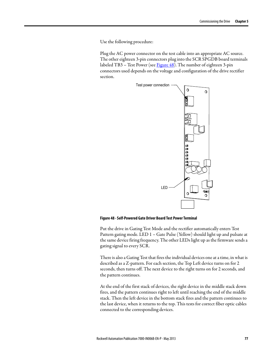 Rockwell Automation 7000 PowerFlex Medium Voltage (B Frame) Commissioning - ForGe (PanelView 550) User Manual | Page 81 / 148