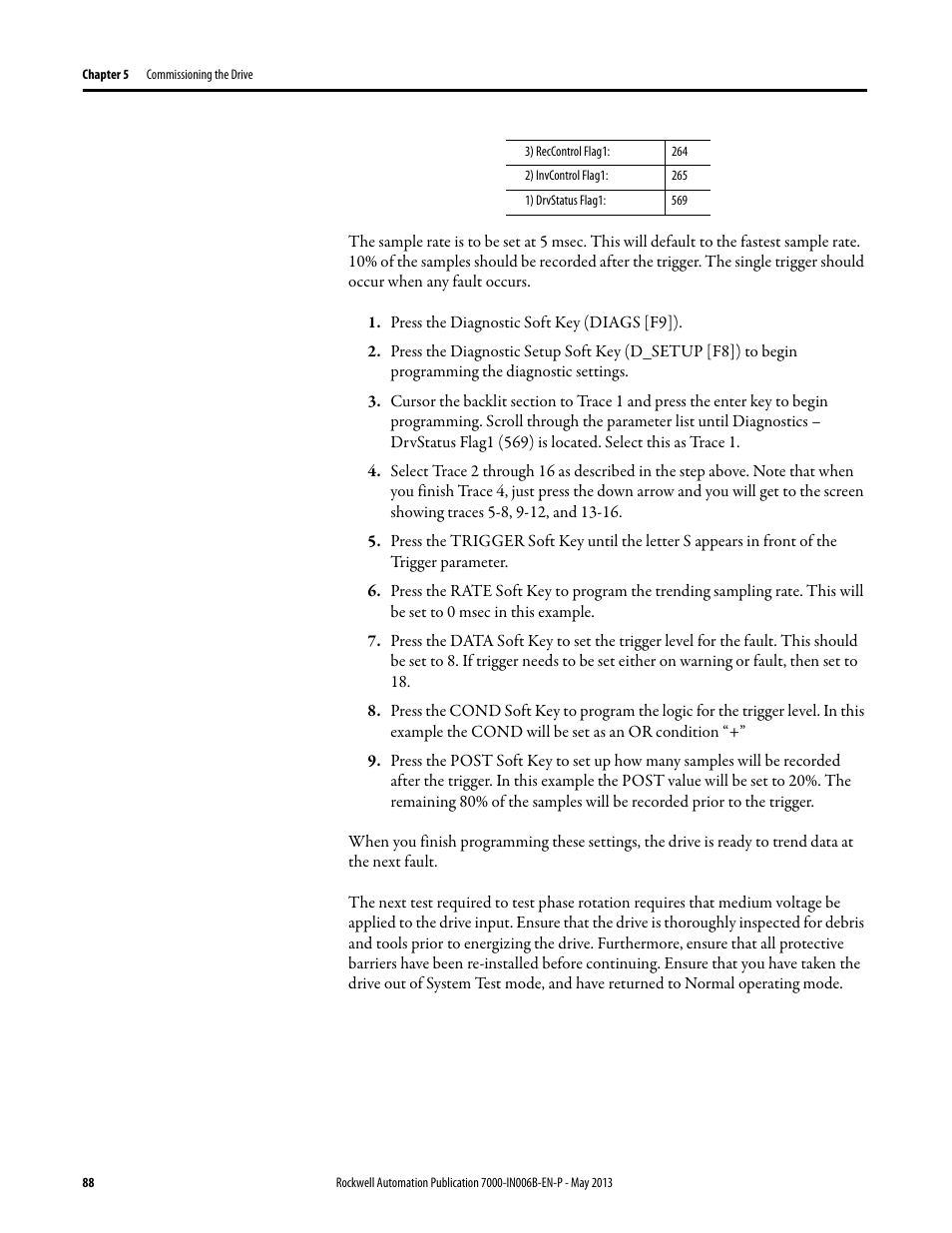 Rockwell Automation 7000 PowerFlex Medium Voltage (B Frame) Commissioning - ForGe (PanelView 550) User Manual | Page 92 / 148