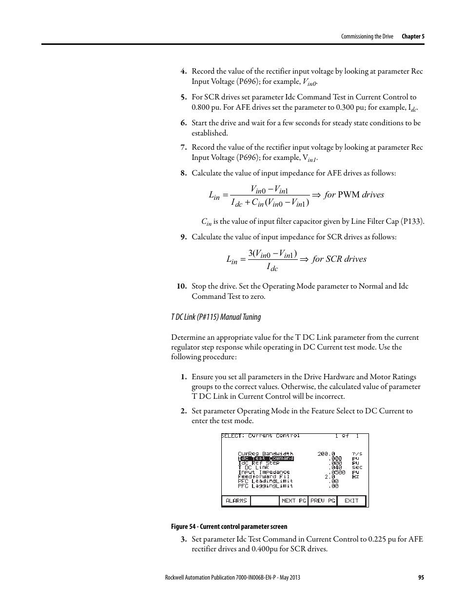 Rockwell Automation 7000 PowerFlex Medium Voltage (B Frame) Commissioning - ForGe (PanelView 550) User Manual | Page 99 / 148