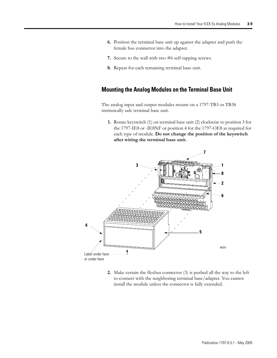 Ge 3-9 | Rockwell Automation 1797-OE8 FLEX Ex Analog Modules User Manual User Manual | Page 43 / 104